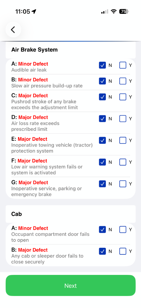 moveX Mobile Tow Truck Safety Checkup